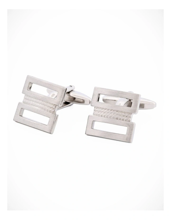 Rhodium Plated Cufflinks image 3