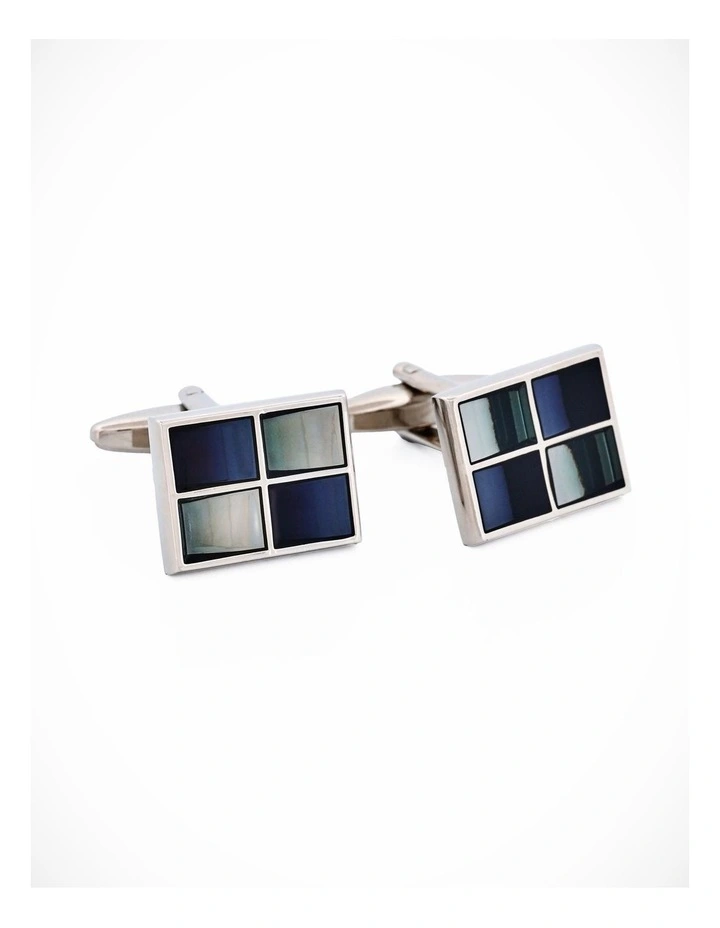 Grey Charcoal Resin Cufflinks image 1
