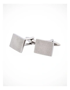 Ion Plated Antique Patterned Stainless Steel Cufflinks