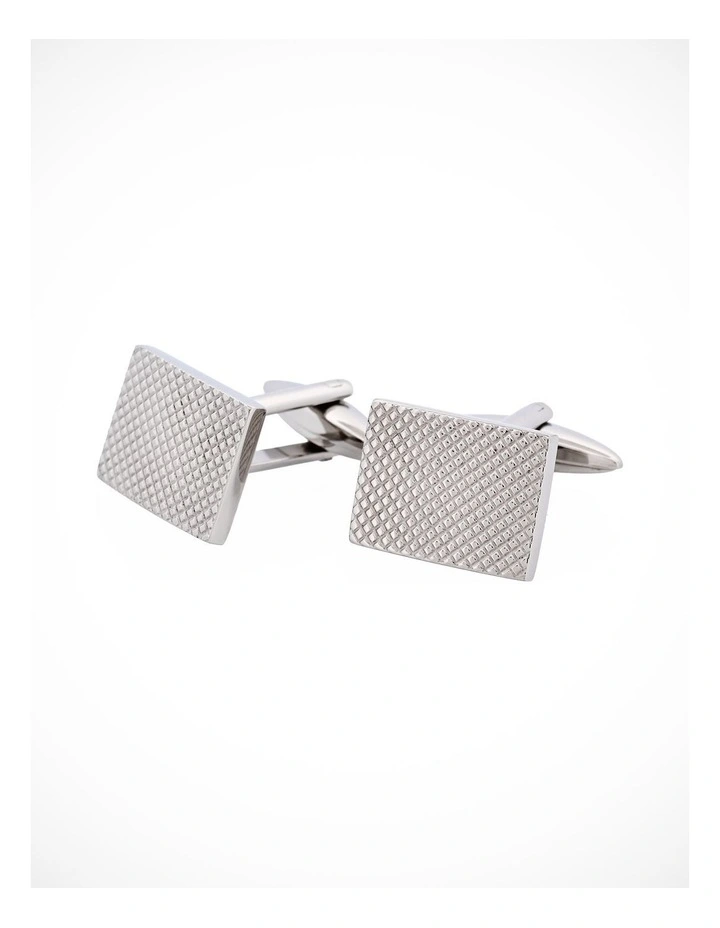 Ion Plated Antique Patterned Stainless Steel Cufflinks image 1
