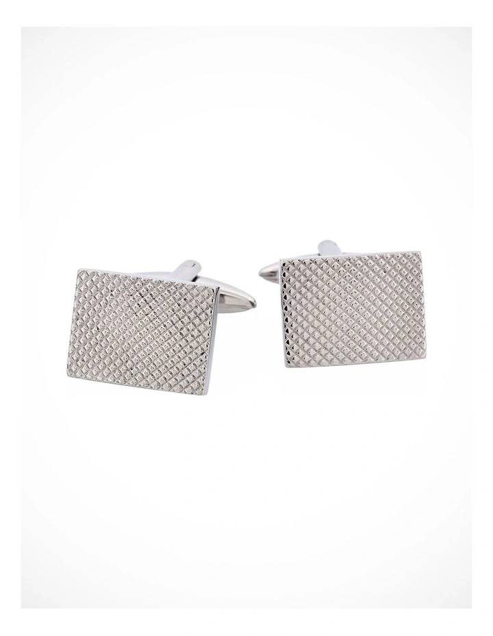 Ion Plated Antique Patterned Stainless Steel Cufflinks image 2