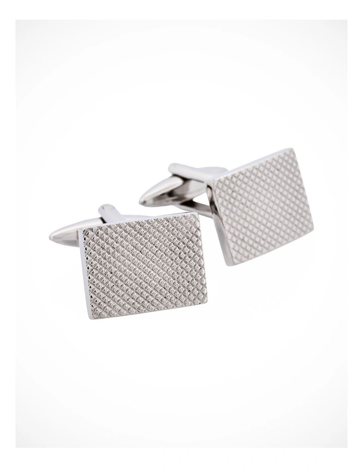 Ion Plated Antique Patterned Stainless Steel Cufflinks image 3