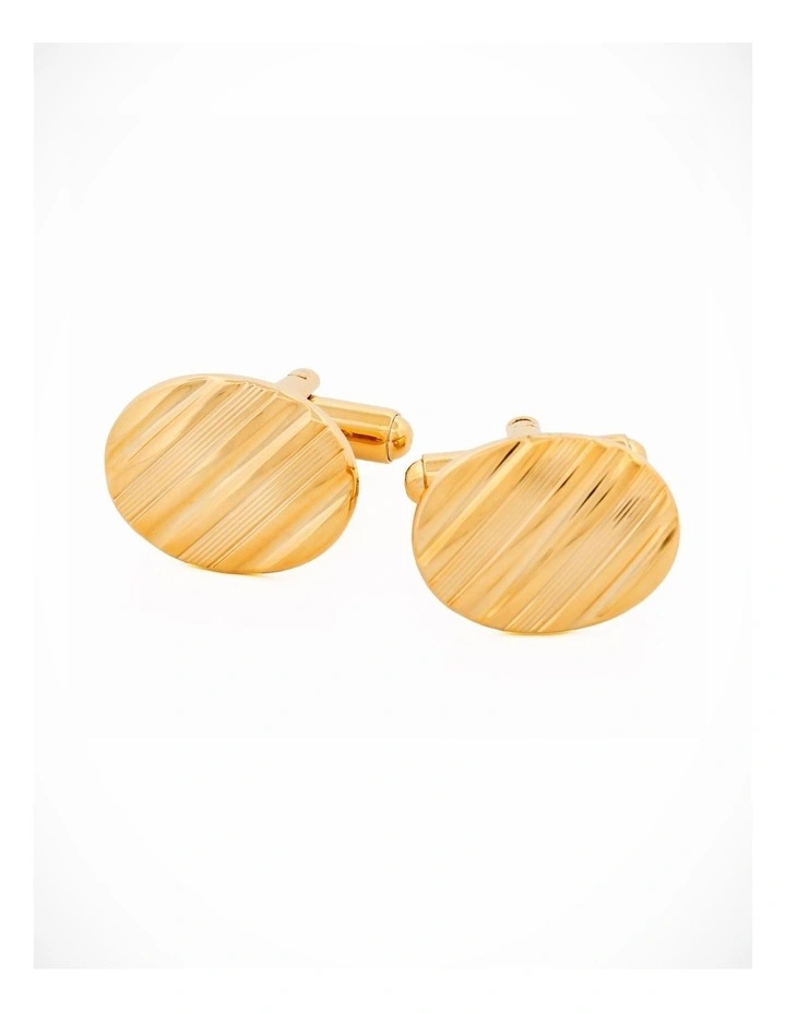 Gold Plated Cufflinks image 1