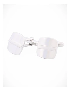 Rhodium Plated Cufflinks