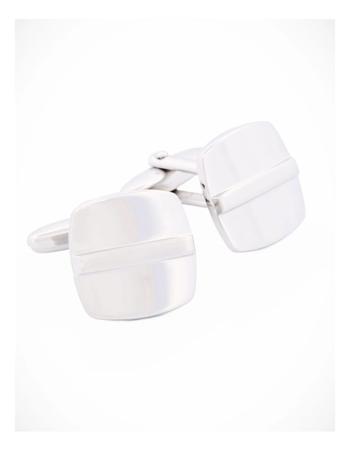 Rhodium Plated Cufflinks image 2