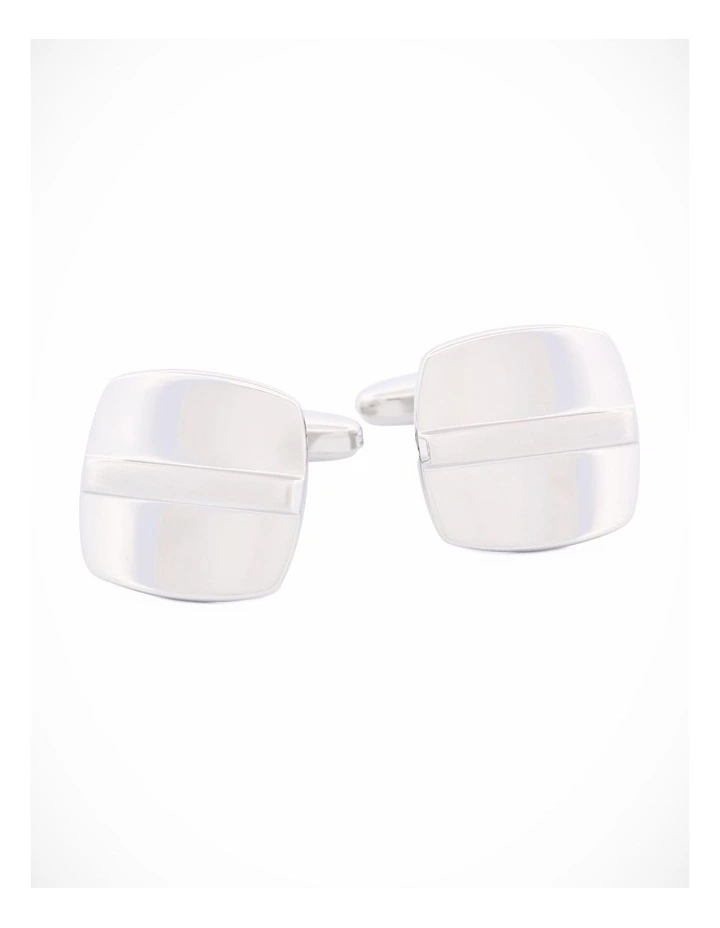 Rhodium Plated Cufflinks image 3