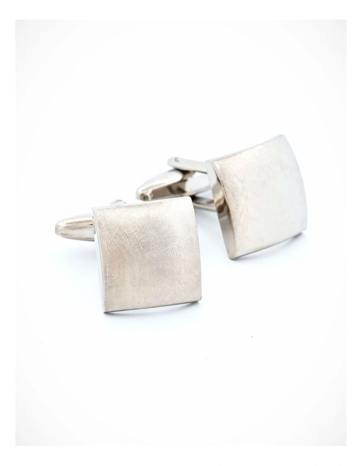 Brusherhodium Plated Cufflinks image 1