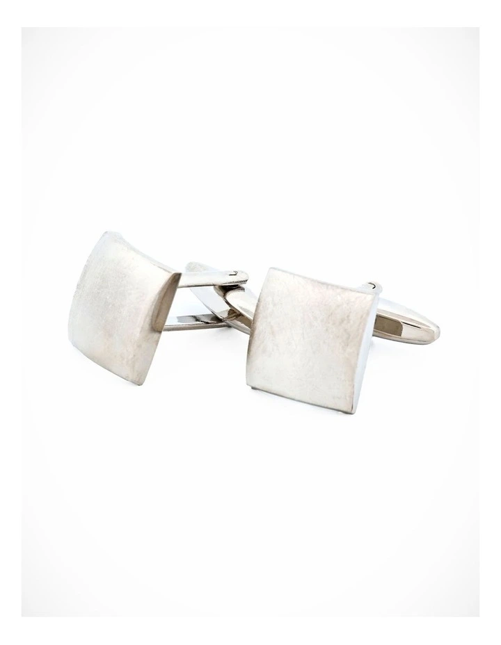 Brusherhodium Plated Cufflinks image 2