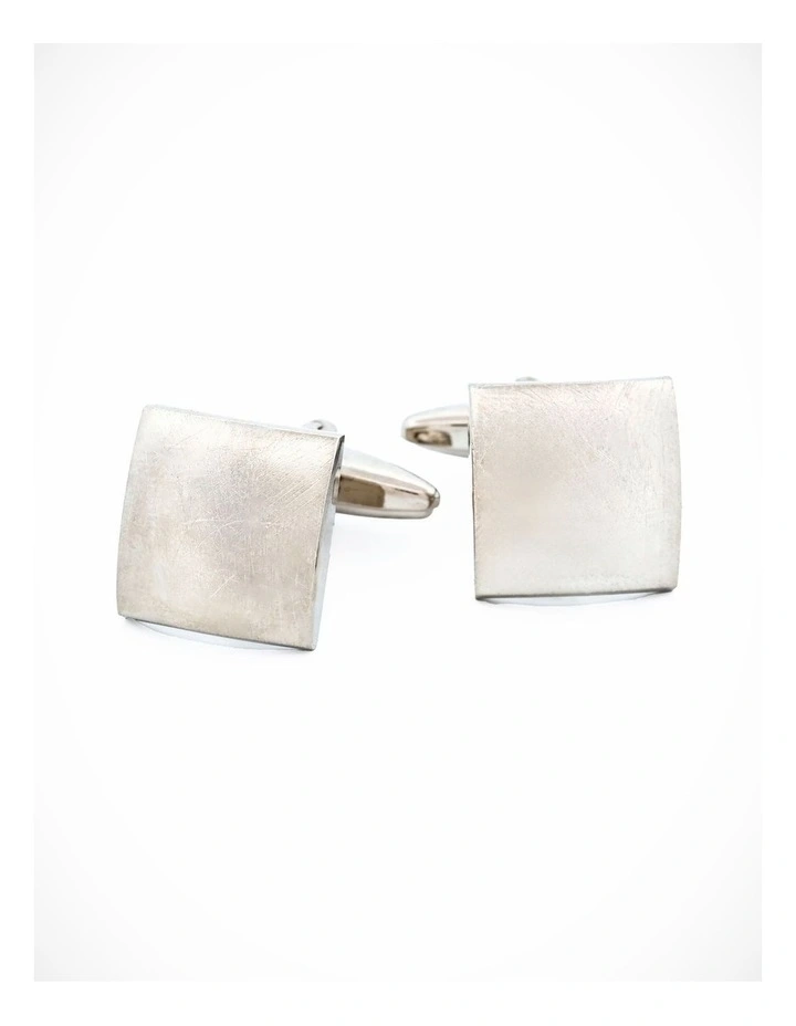 Brusherhodium Plated Cufflinks image 3