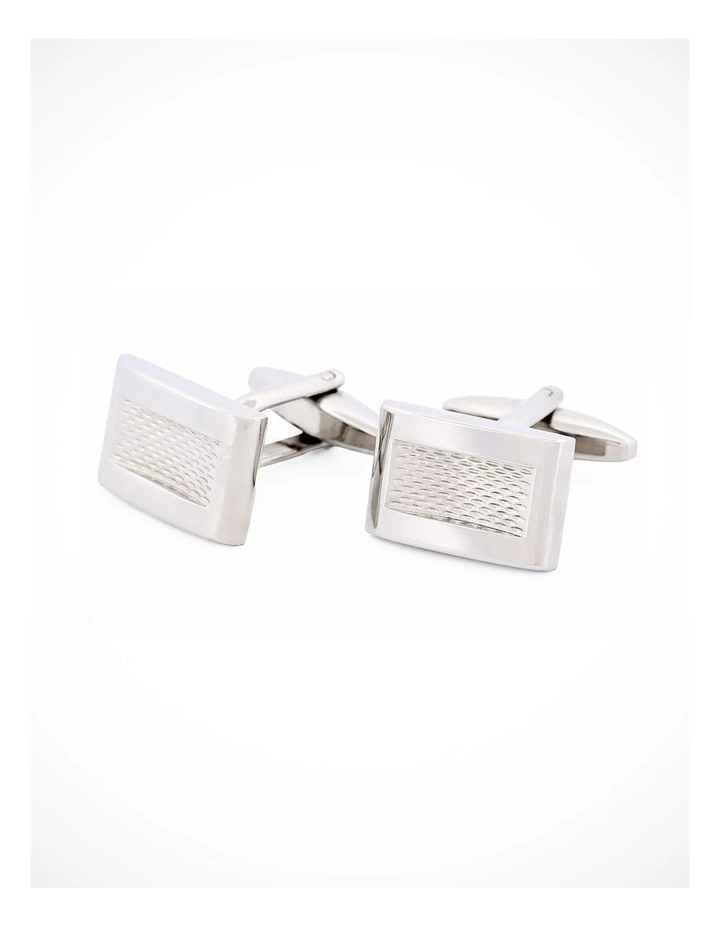Rhodium Plated Cufflinks image 3