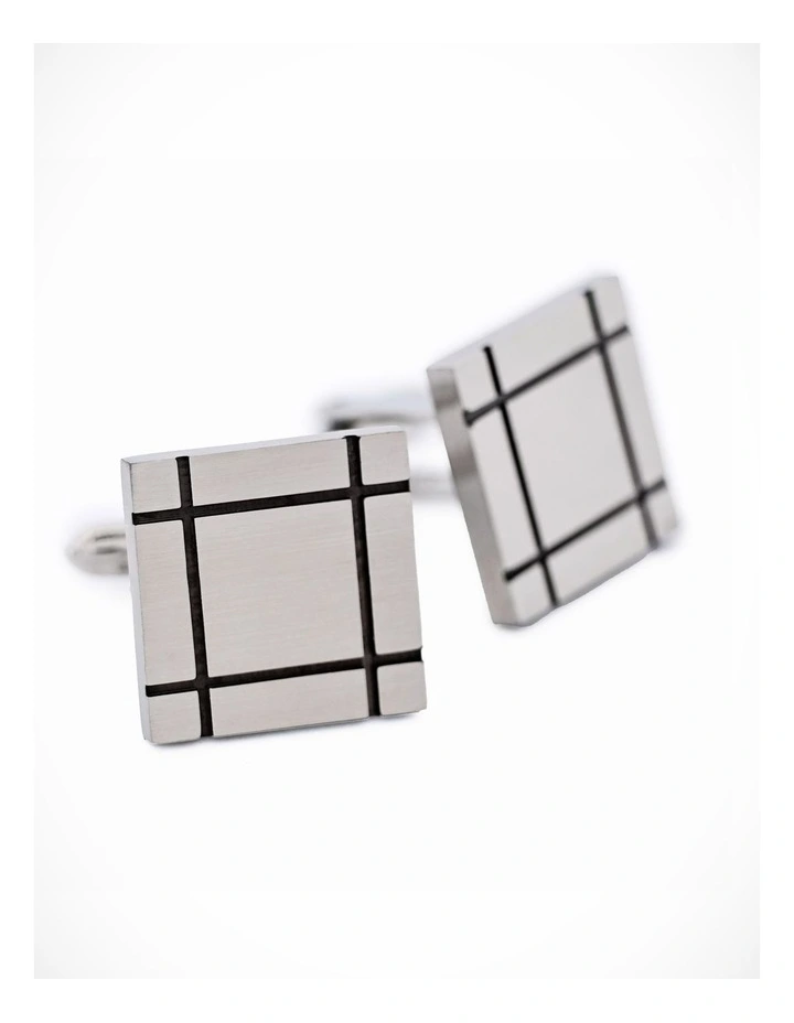 Stainless Steel Ion Plated Gun Cufflinks image 2
