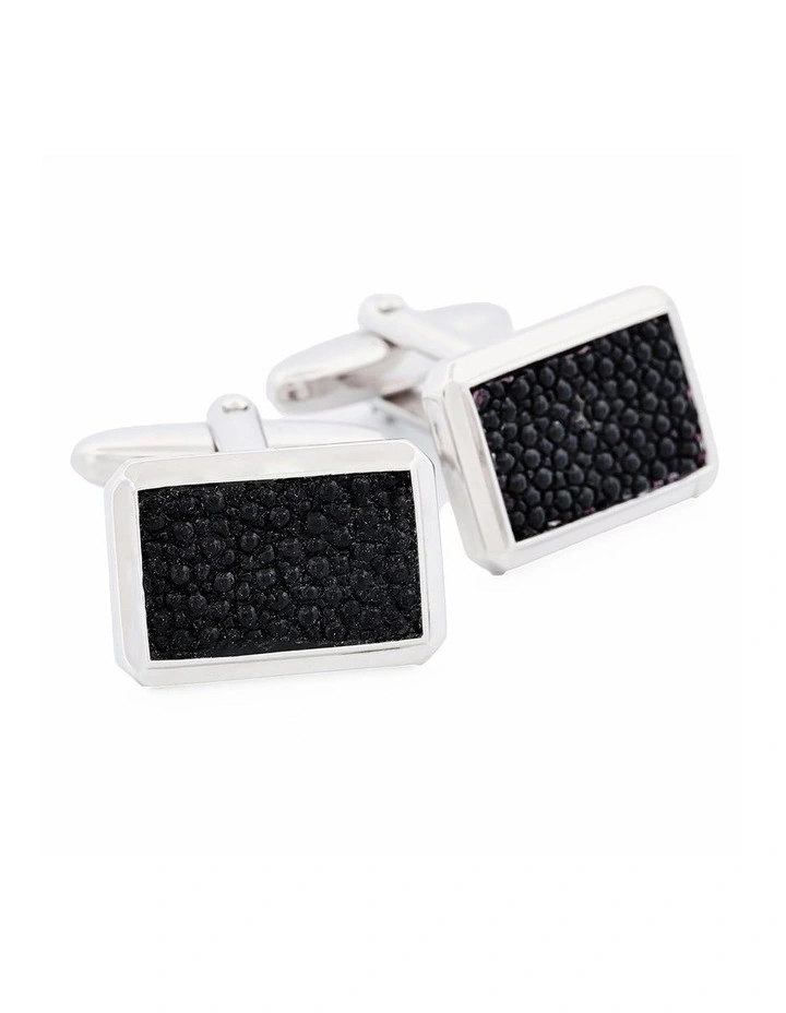 Black Stingray Cufflinks image 2