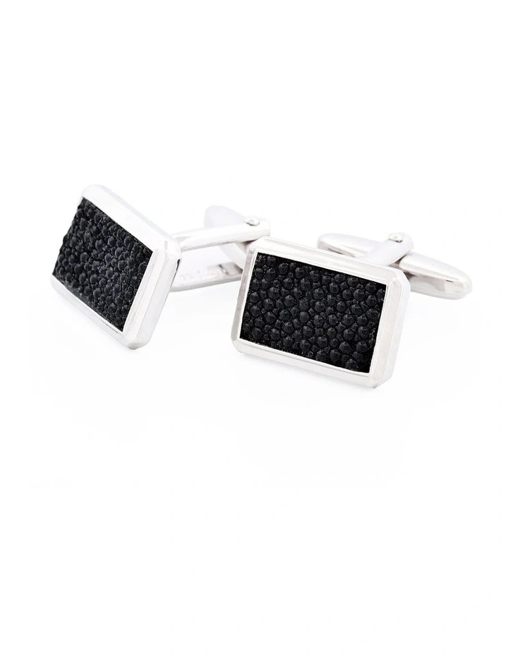 Black Stingray Cufflinks image 3