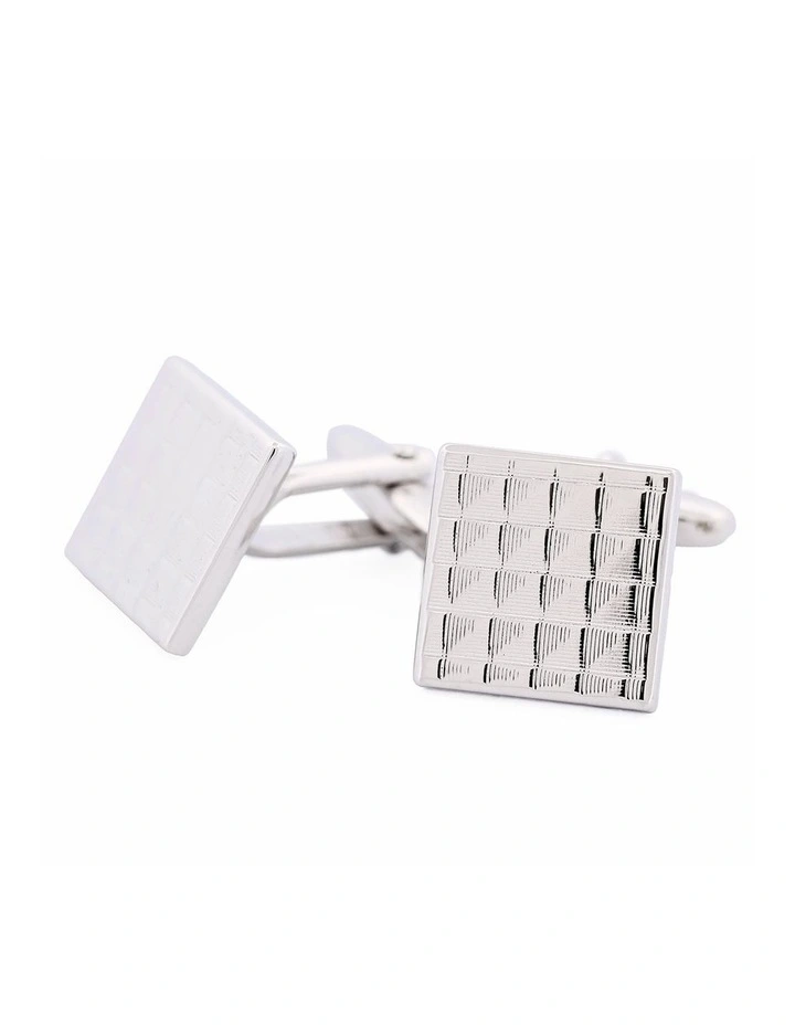 Rhodium Plated Cufflinks image 3