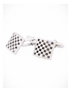 Rhodium Plated Cufflinks