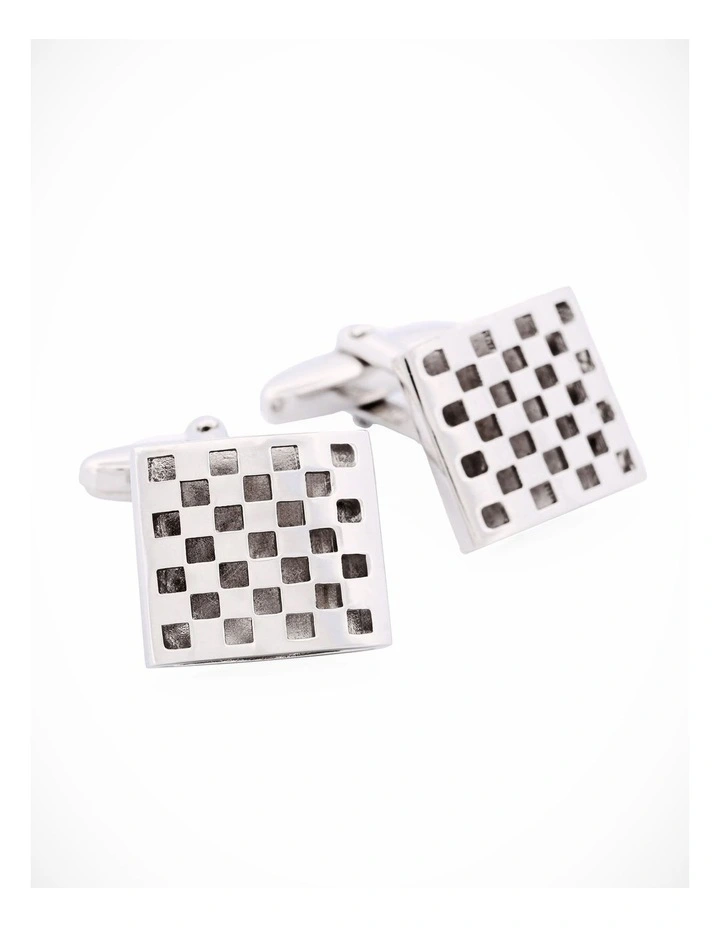 Rhodium Plated Cufflinks image 2