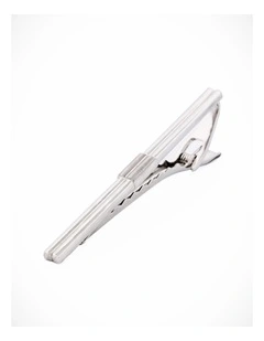 Rhodium/Brush Rhodium Tie Bar