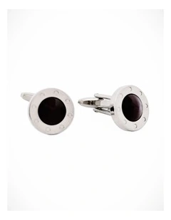Purple Cat's Eye Cufflinks