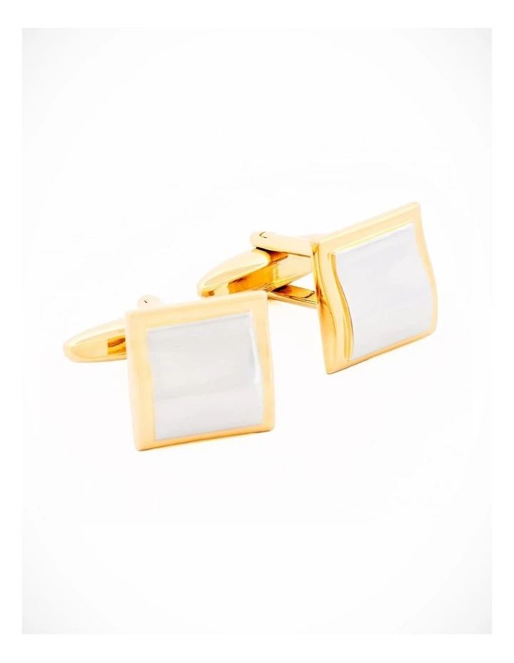 Gold Rhodium Plated Cufflinks image 1
