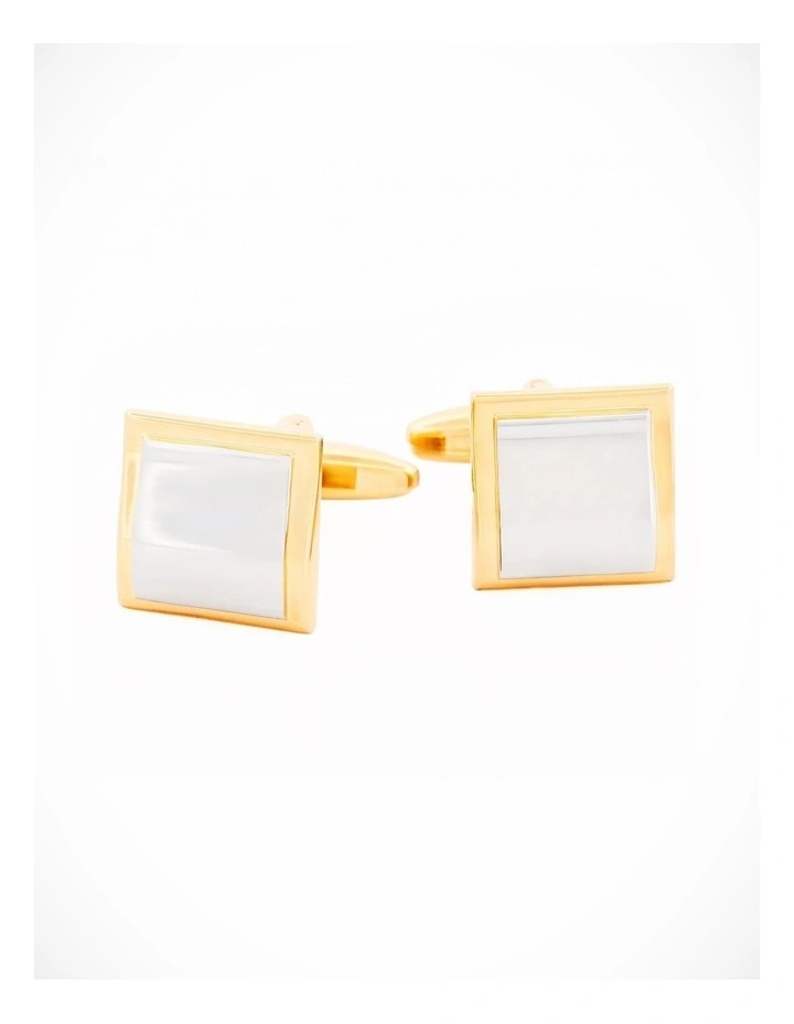 Gold Rhodium Plated Cufflinks image 2