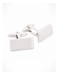 Rhodium Plated Cufflinks
