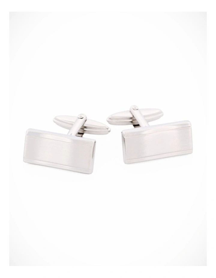 Rhodium Plated Cufflinks image 3