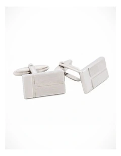 Rhodium Plated Cufflinks