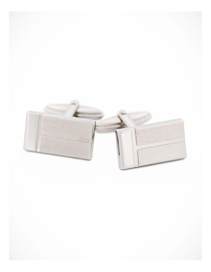Rhodium Plated Cufflinks image 2
