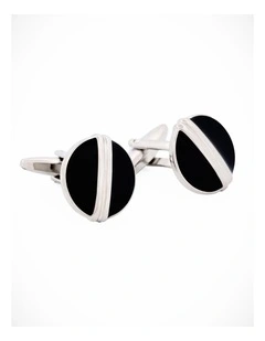 Rhodium Black Cufflinks