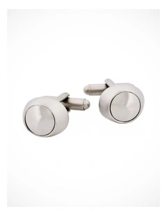 Rhodium Plated Cufflinks
