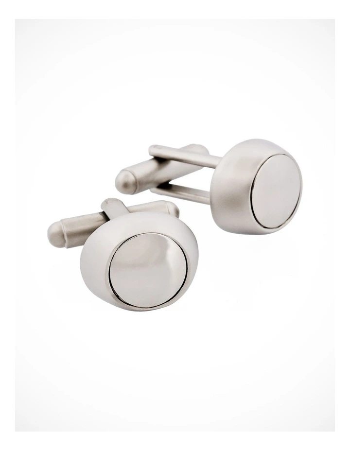 Rhodium Plated Cufflinks image 2