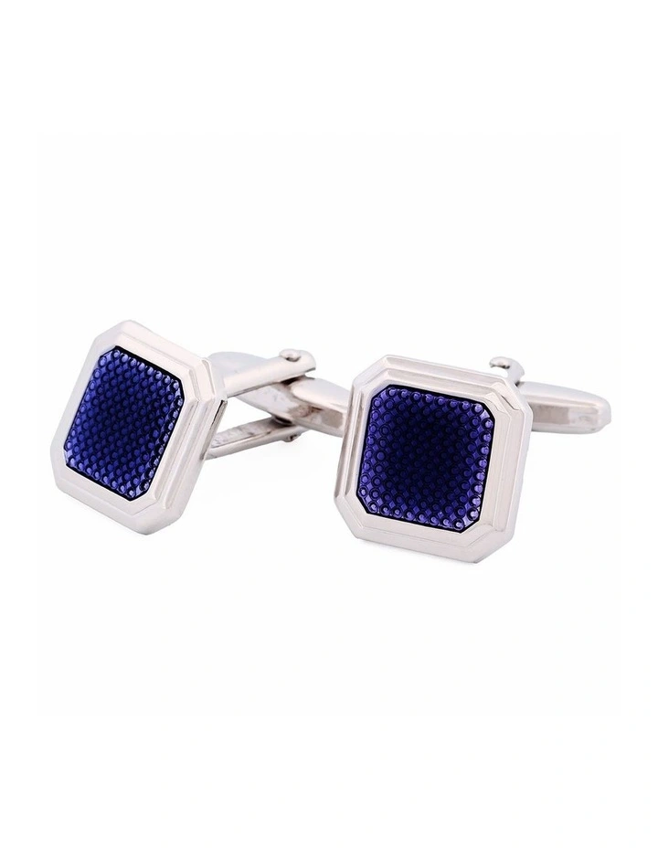Blue Enamel Cufflinks image 3