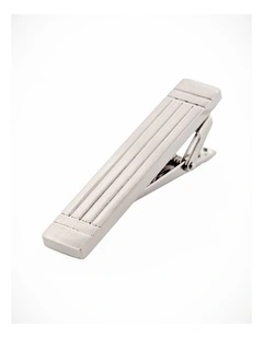 Rhodium Plated Tie Bar