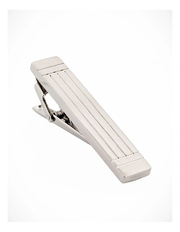 Rhodium Plated Tie Bar image 3