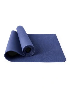 Decathlon | 5 mm Grippy and Comfortable Gentle Yoga Mat - Dark Blue