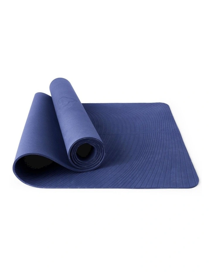 Decathlon | 5 mm Grippy and Comfortable Gentle Yoga Mat - Dark Blue image 1