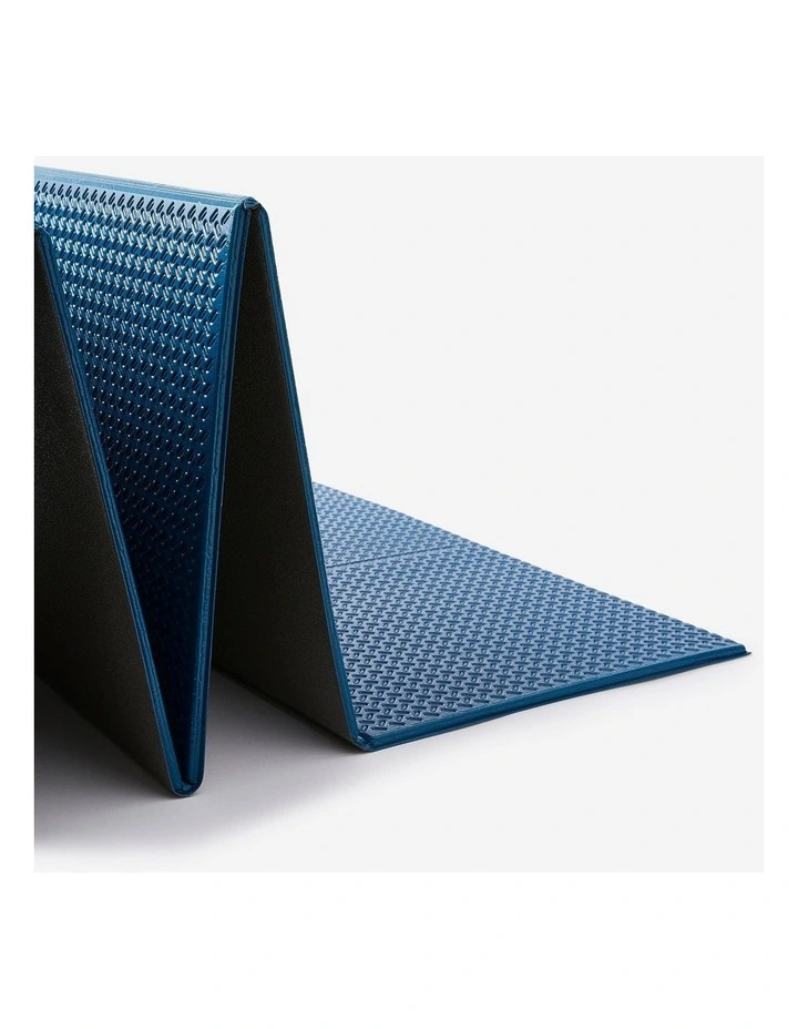 Decathlon | 160 cm x 58 cm x 7 mm Pilates Floor Mat - Tone Mat Fold - Blue image 4