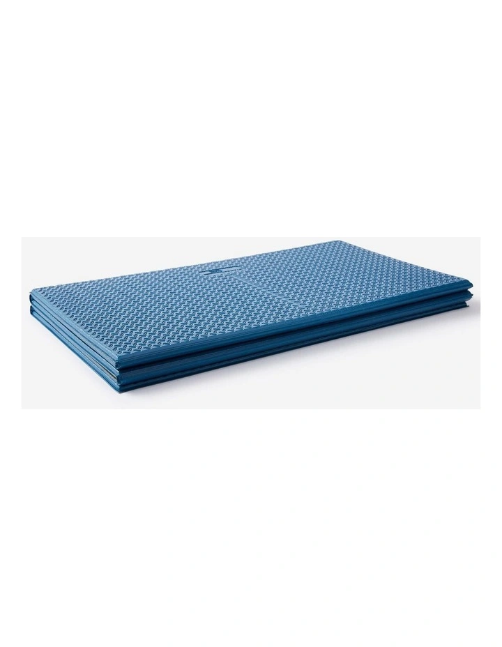 Decathlon | 160 cm x 58 cm x 7 mm Pilates Floor Mat - Tone Mat Fold - Blue image 5