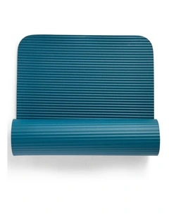 Decathlon | Pilates Mat Comfort 100 - 160 cm  55 cm  10 mm - Blue
