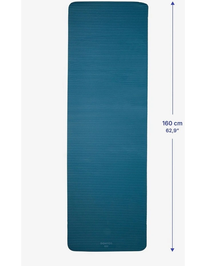 Decathlon | Pilates Mat Comfort 100 - 160 cm 55 cm 10 mm - Blue image 6