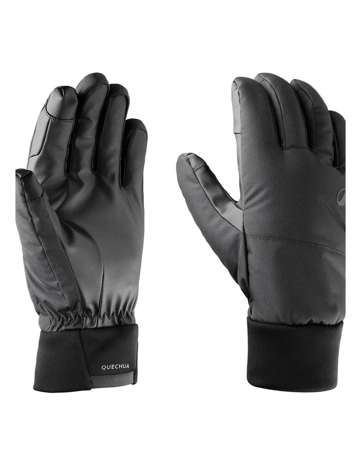 Decathlon | Adult Ski 100 Waterproof Gloves - BLACK image 2