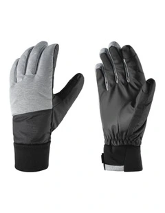 Decathlon | Wedze Adult Ski Gloves 100 Grey and Black