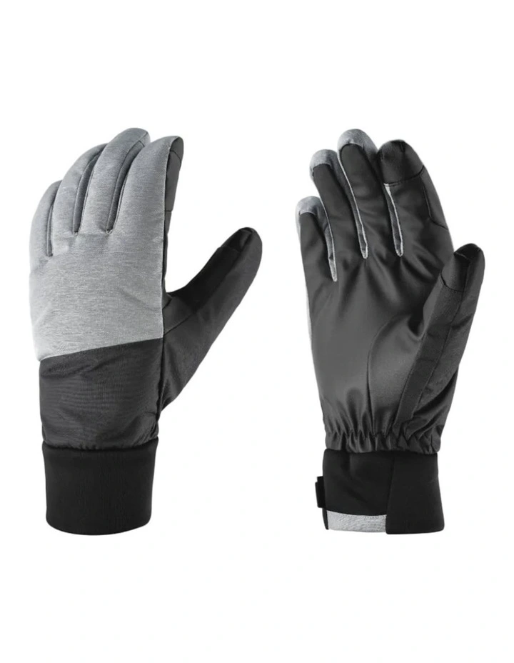 Decathlon | Wedze Adult Ski Gloves 100 Grey and Black image 1