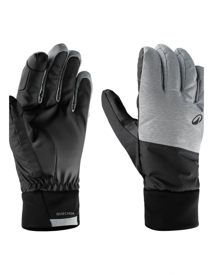 Decathlon | Wedze Adult Ski Gloves 100 Grey and Black image 2