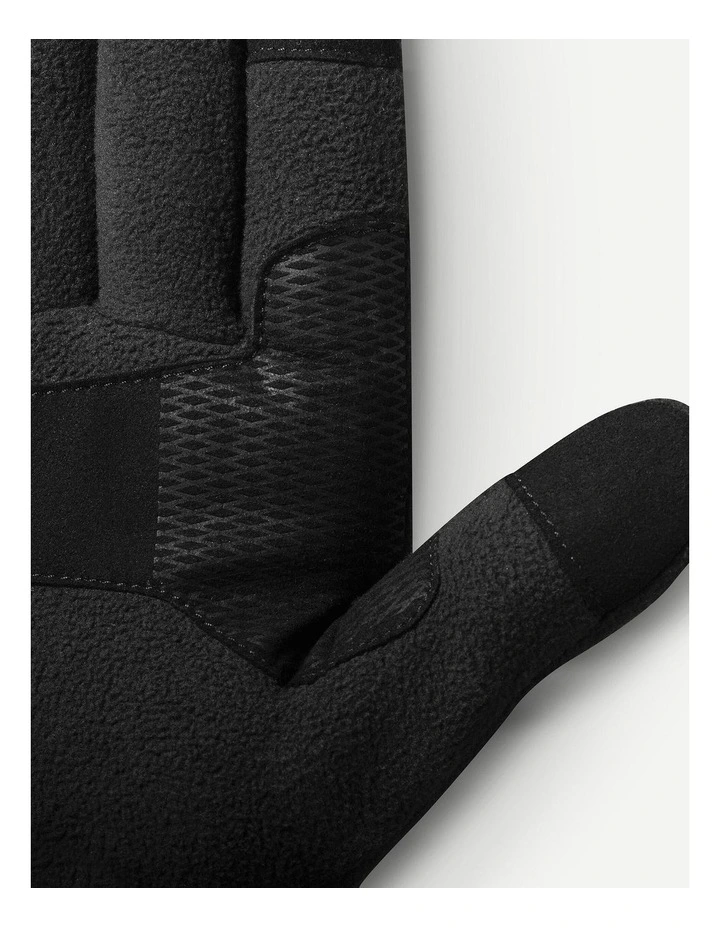 Decathlon | Adult mountain trekking fleece gloves - MT500 Black image 2