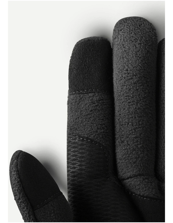 Decathlon | Adult mountain trekking fleece gloves - MT500 Black image 4