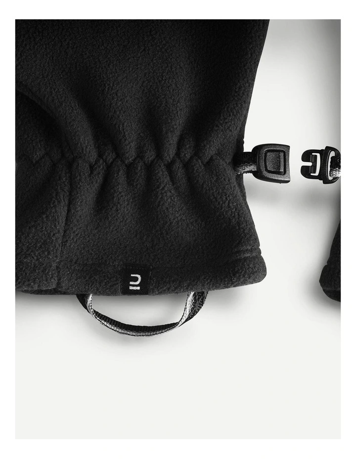 Decathlon | Adult mountain trekking fleece gloves - MT500 Black image 5