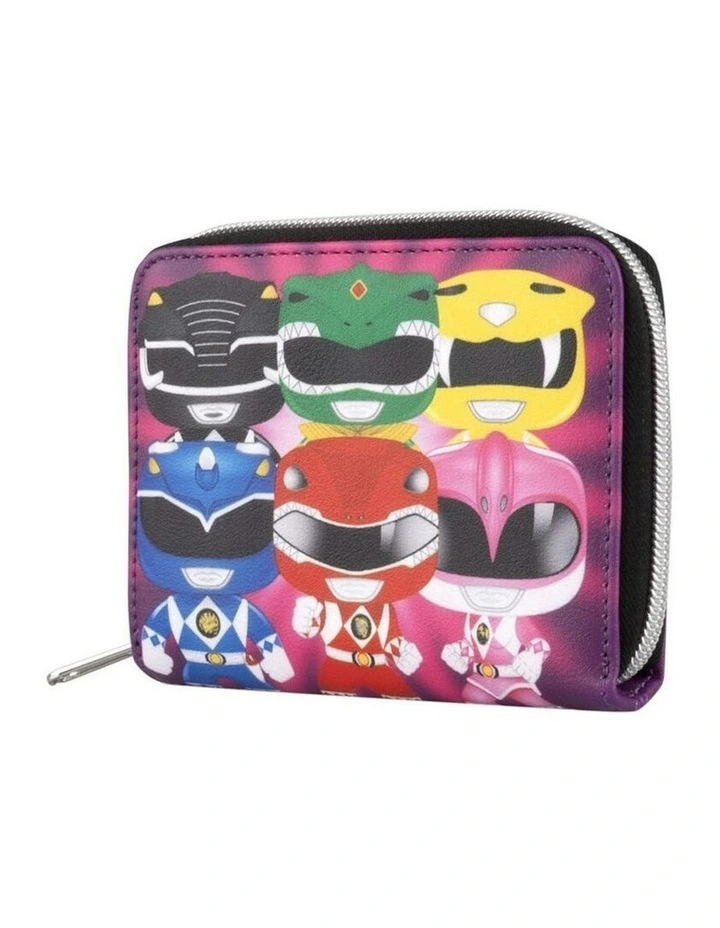 Power Rangers Character Print Zipped Around Wallet Coin/Cash Purse Unisex image 4