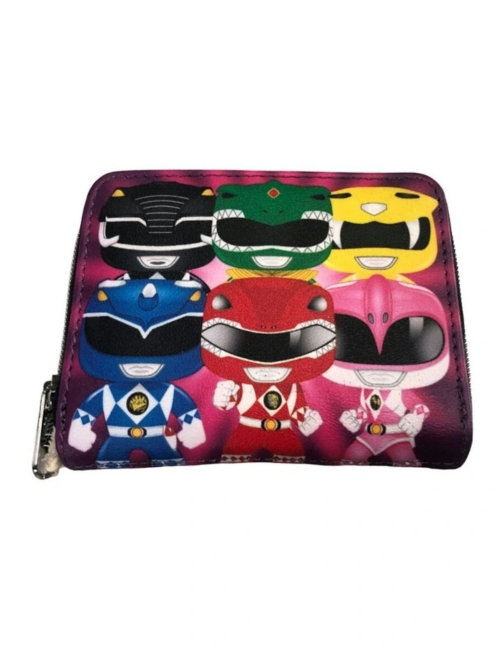 Power Rangers Character Print Zipped Around Wallet Coin/Cash Purse Unisex image 6