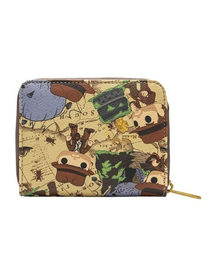 Indiana Jones Raiders of the Lost Art Print Zip Around Wallet Money Pouch image 3